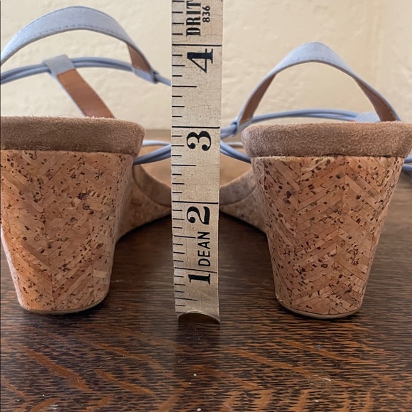 Style & Co strappy wedge sandal light blue size 10.5 - Picture 3 of 8